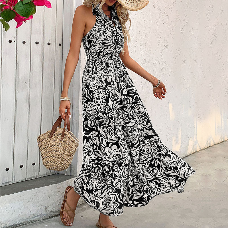 Robe dos nu florale élégante signée Amélie Morin