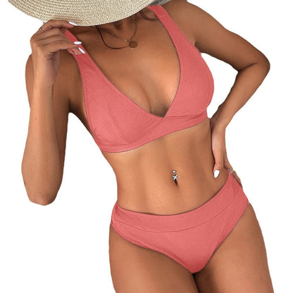 Ensemble bikini côtelé chic Amélie Morin