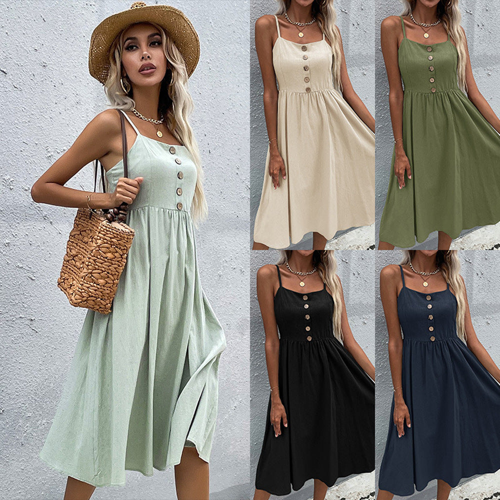 Chic Midi Sundress Elizabeth Ainsley Summer Collection