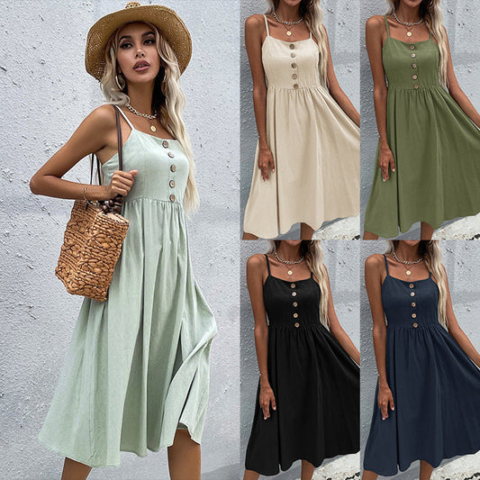 Chic Midi Sundress Elizabeth Ainsley Summer Collection