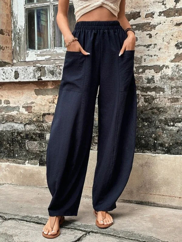 Pantalon harem Amelie Morin coupe décontractée avec poches