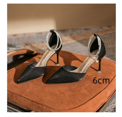 Sandales élégantes à talons aiguilles et boucle Amelie Morin