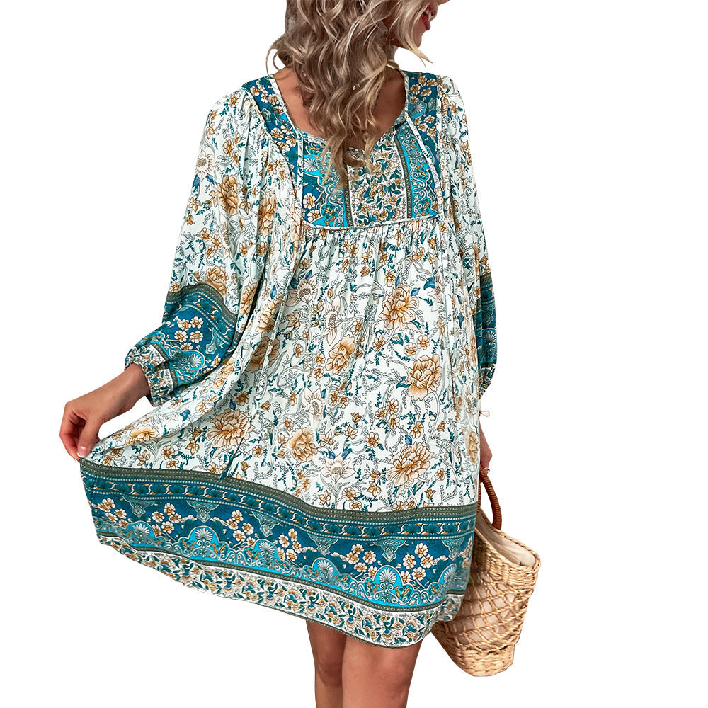 Robe d'été bohème fleurie Amélie Morin