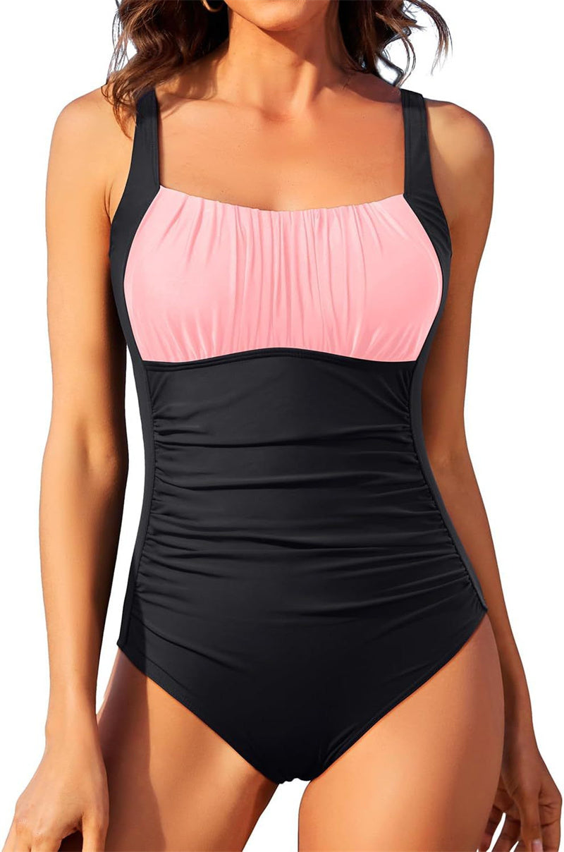 Maillot de bain une pièce chic à col carré signé Amélie Morin