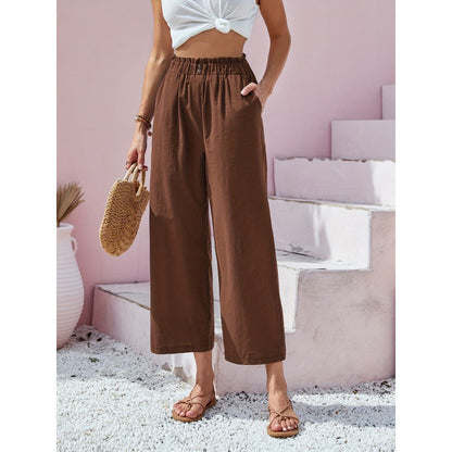 Pantalon taille haute Amelie Morin inspiré de Pinterest
