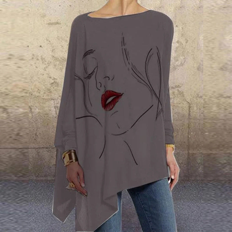 T-shirt femme Amelie Morin coupe ample et artistique