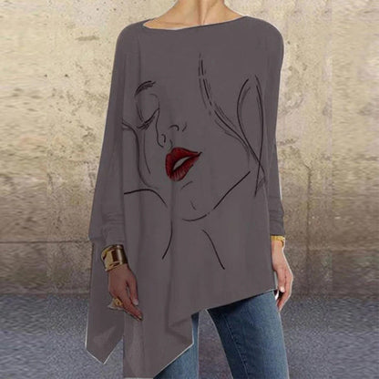 T-shirt femme Amelie Morin coupe ample et artistique