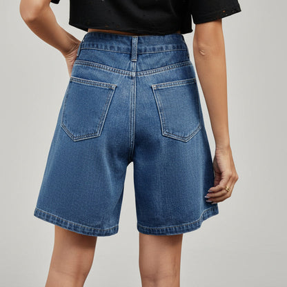 Short en jean à taille ajustable Amelie Morin pour femme