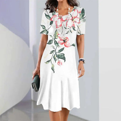 Robe d'été chic grande taille signée Amélie Morin