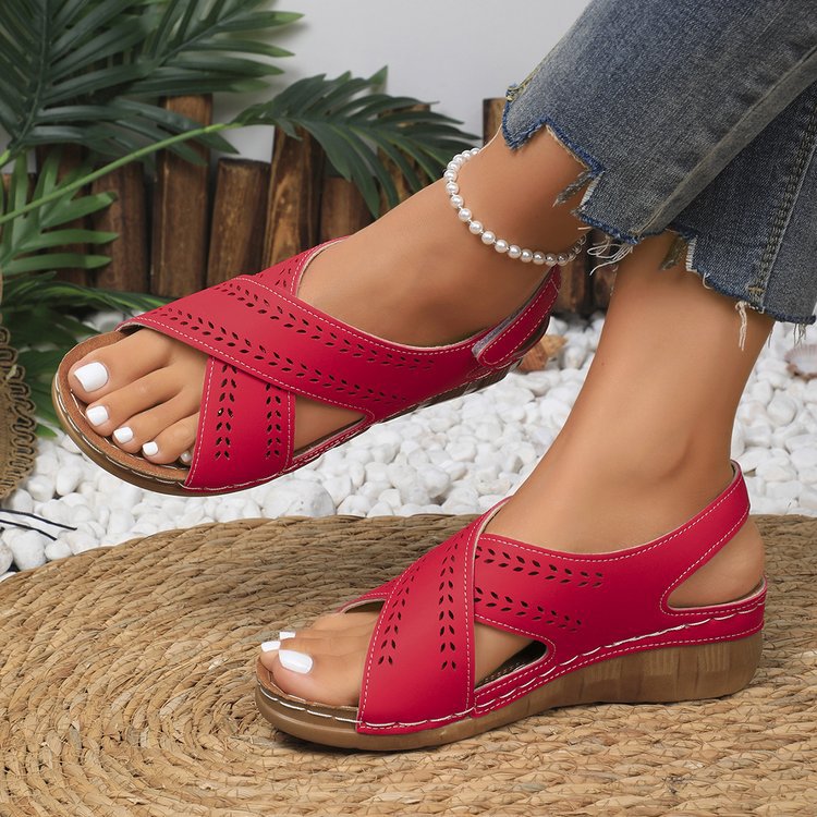 Sandales compensées Chic Comfort Amelie Morin grandes tailles
