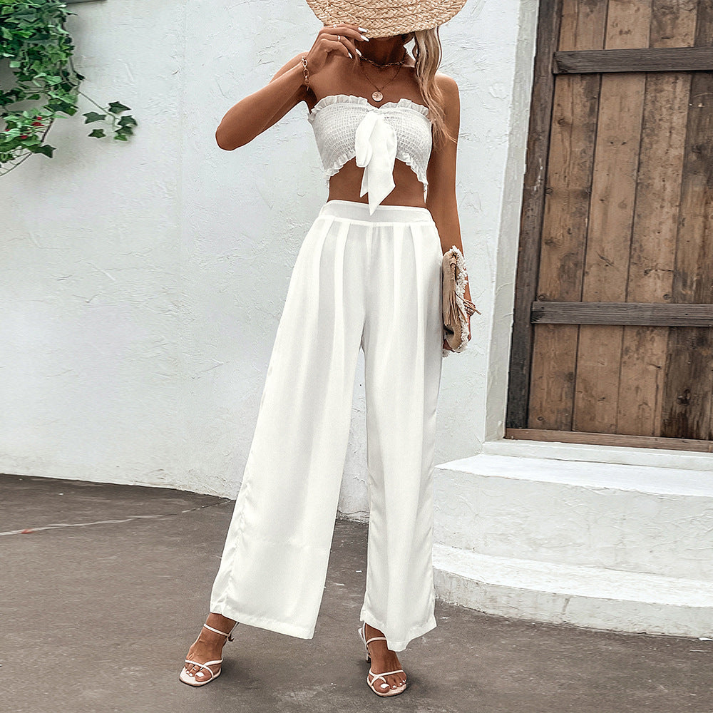 Ensemble blanc à volants Amelie Morin, tenue inspirée de Pinterest