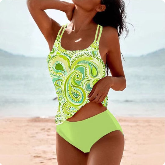 Bikini rétro taille haute par Amélie Morin