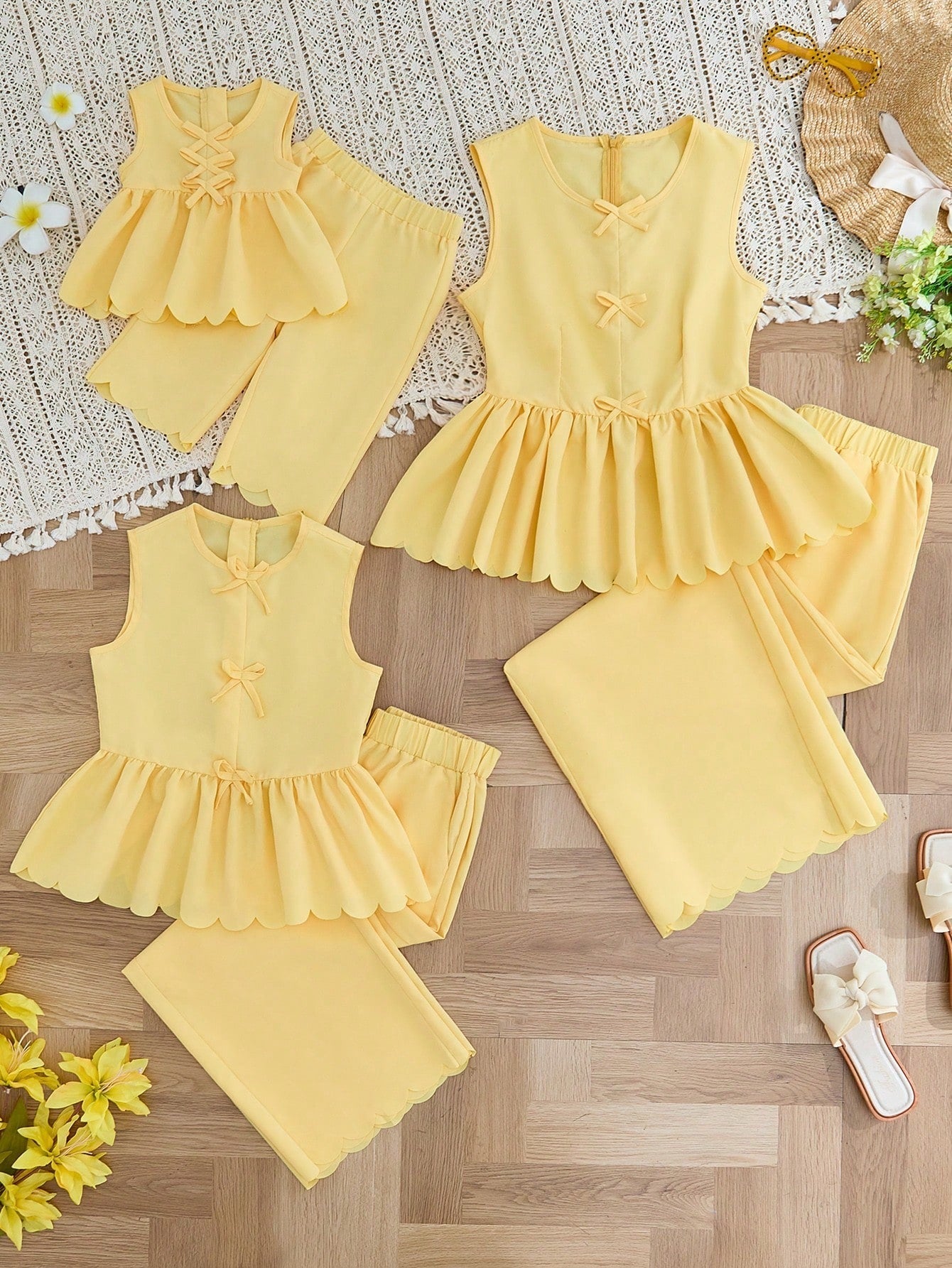 Ensemble deux pièces Chic Yellow Amelie Morin