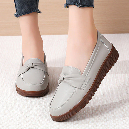 Mocassins plats en cuir Amelie Morin, élégants et confortables