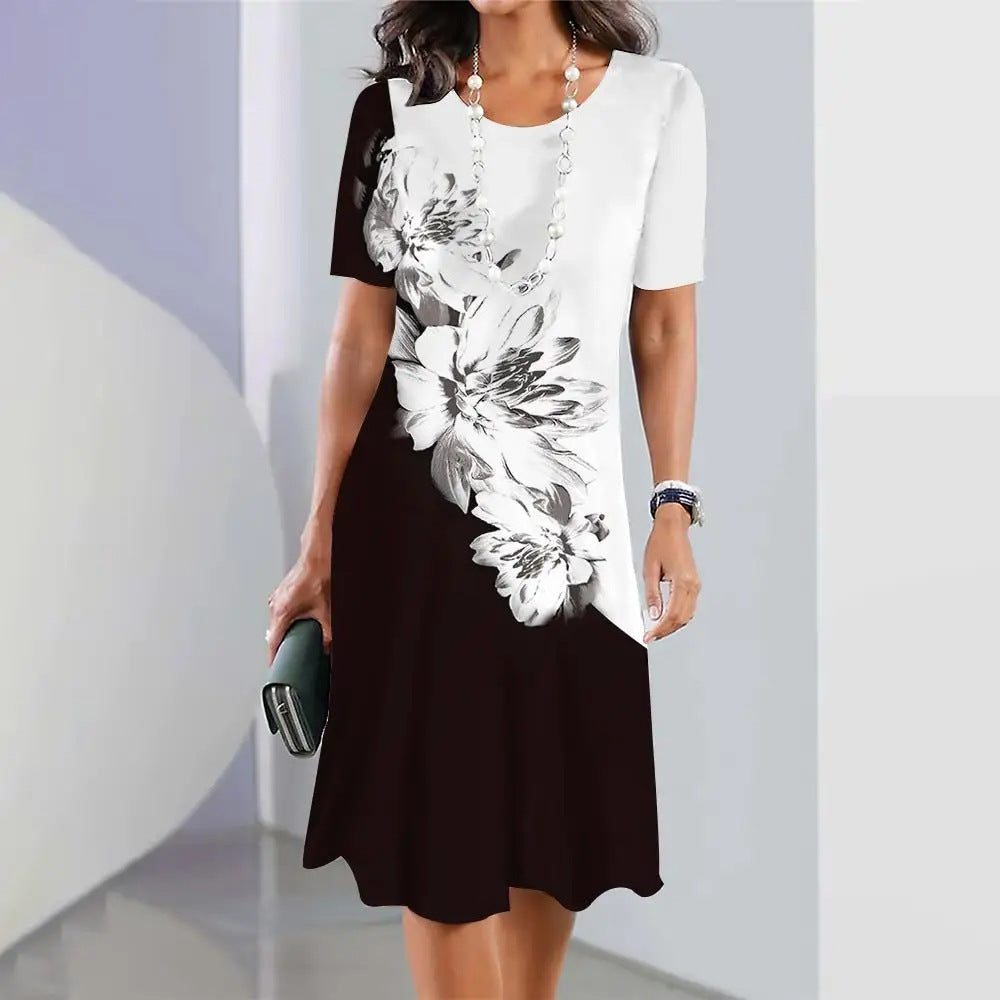 Robe d'été chic grande taille signée Amélie Morin