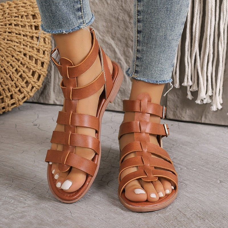 Sandales ajourées Chic Roman Amelie Morin