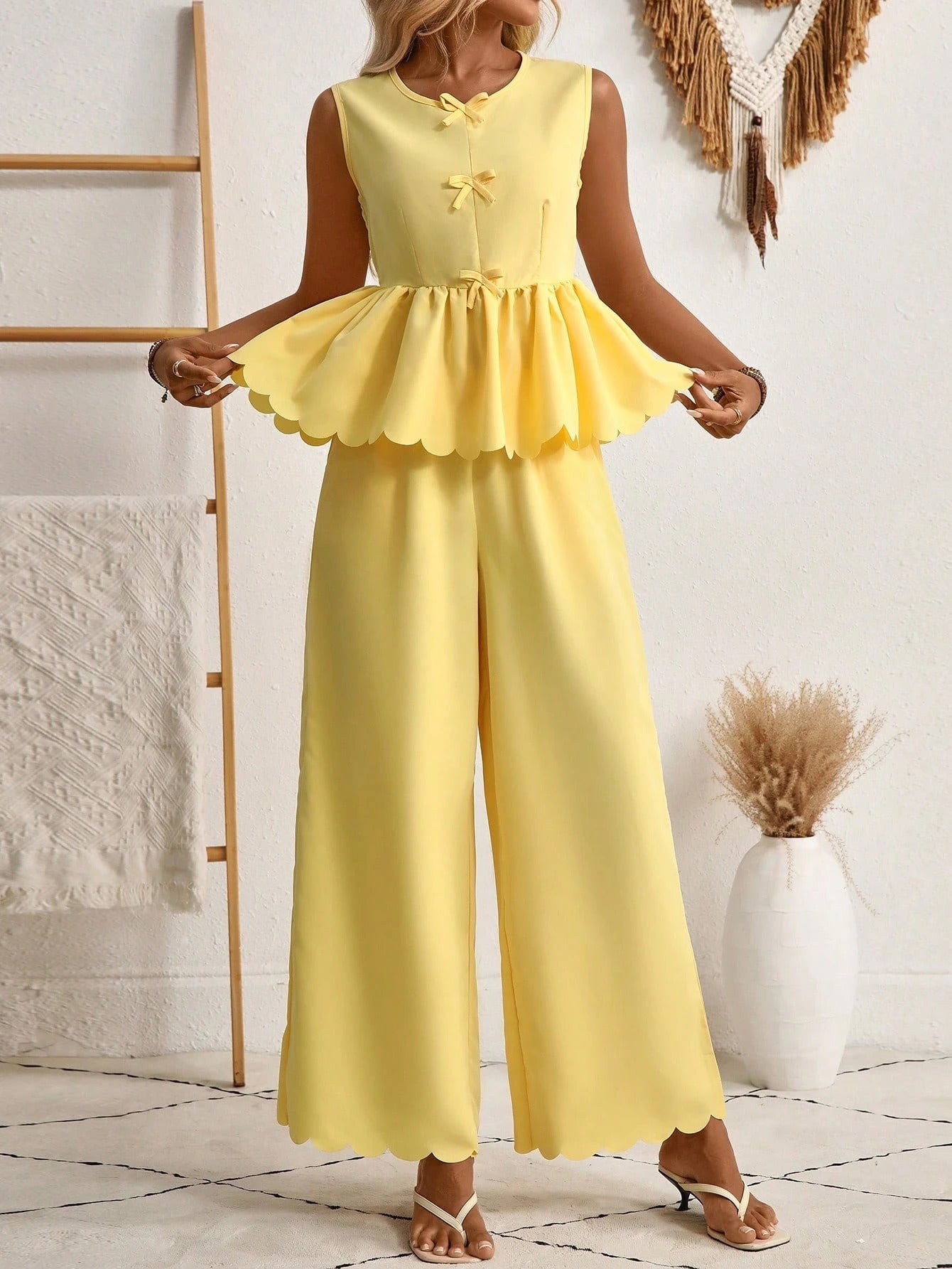 Ensemble deux pièces Chic Yellow Amelie Morin
