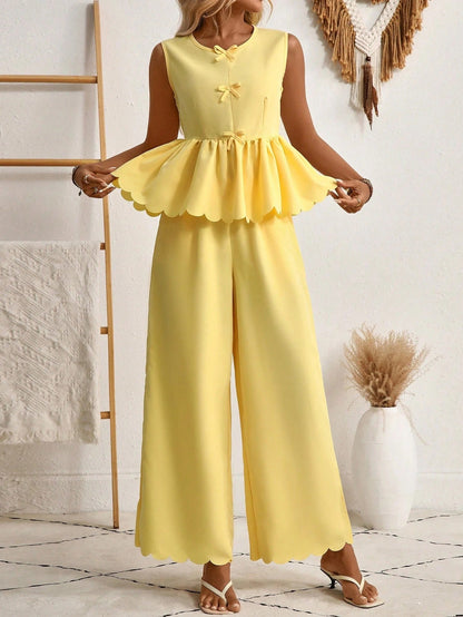 Ensemble deux pièces Chic Yellow Amelie Morin