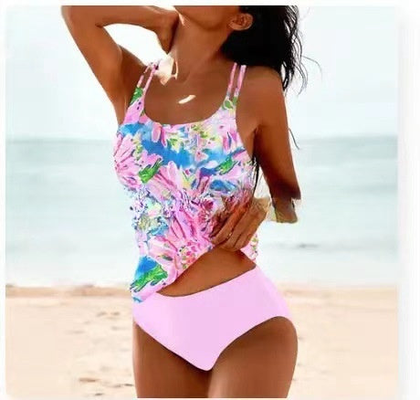 Bikini rétro taille haute par Amélie Morin