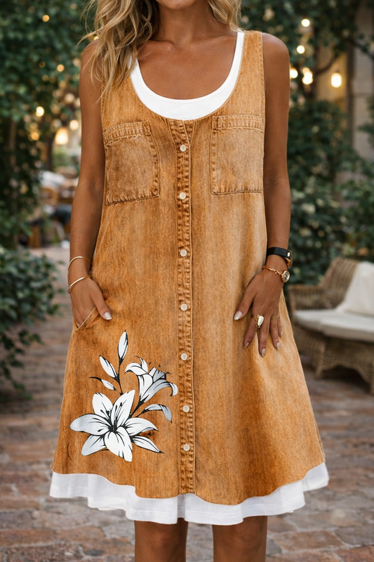 Robe papillon bleue inspirée de Pinterest par Amélie Morin