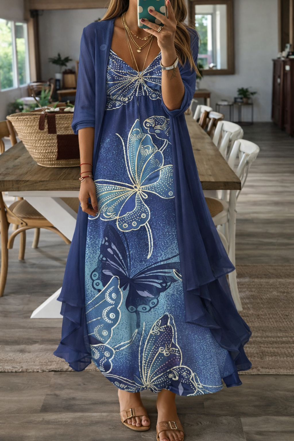 Robe d'été à bretelles fleuries Amélie Morin