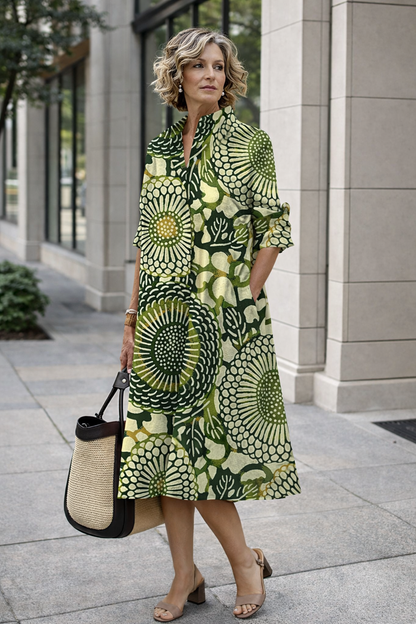 Robe-chemise d'été éclatante par Amélie Morin