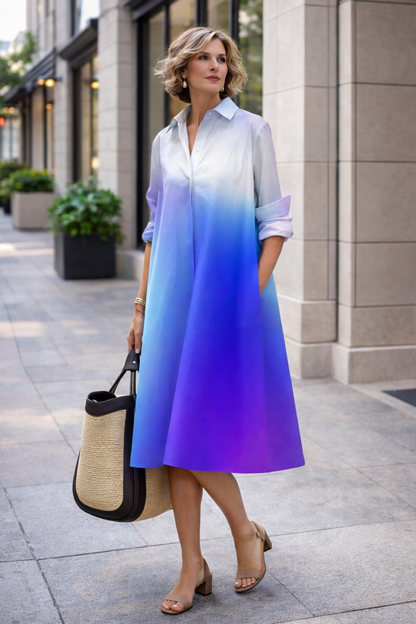 Robe-chemise d'été éclatante par Amélie Morin