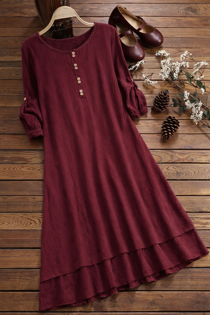 Robe d'été rétro trapèze Amelie Morin Grande Taille