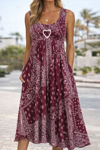 Robe d'été à cœur Amélie Morin inspirée de Pinterest