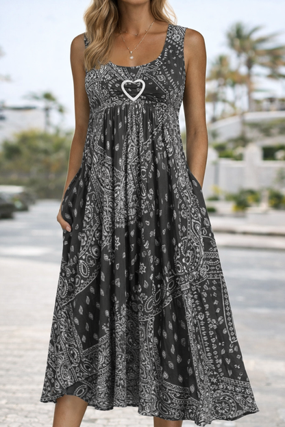 Robe d'été à cœur Amélie Morin inspirée de Pinterest
