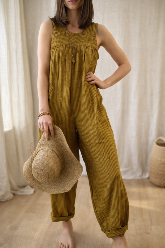 Combinaison kaki Amélie Morin inspirée de Pinterest