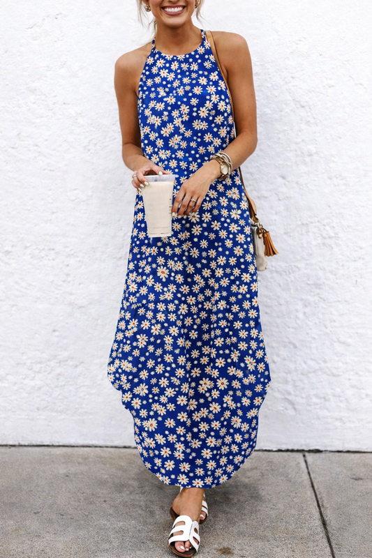 Robe maxi bohème à imprimé floral Amélie Morin