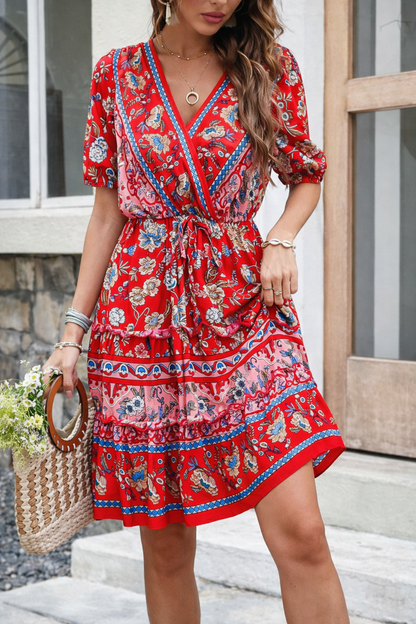 Robe d'été imprimée à fleurs Amélie Morin