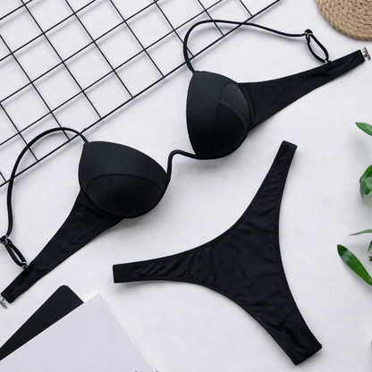 Maillot de bain bikini Amelie Morin Perfect-Fit aux couleurs éclatantes