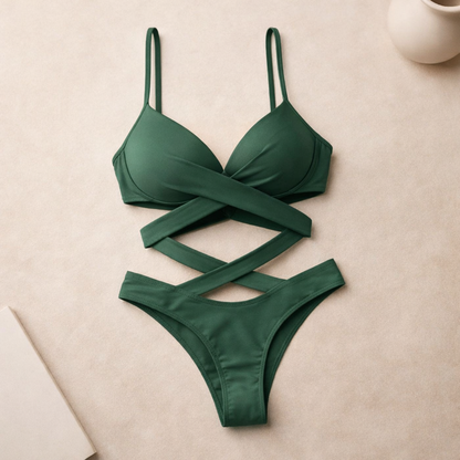 Ensemble bikini à bretelles Chic Colorblock Amelie Morin