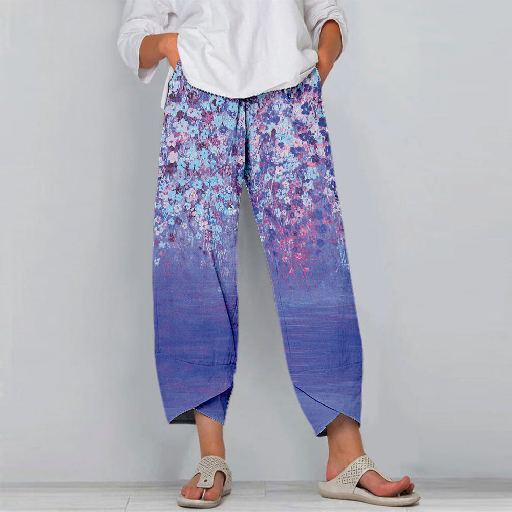 Pantalon fleuri décontracté inspiré de Pinterest par Amélie Morin