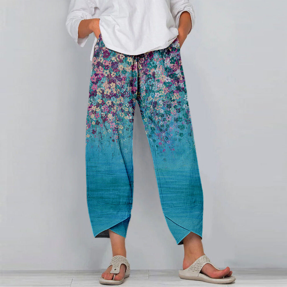 Pantalon fleuri décontracté inspiré de Pinterest par Amélie Morin