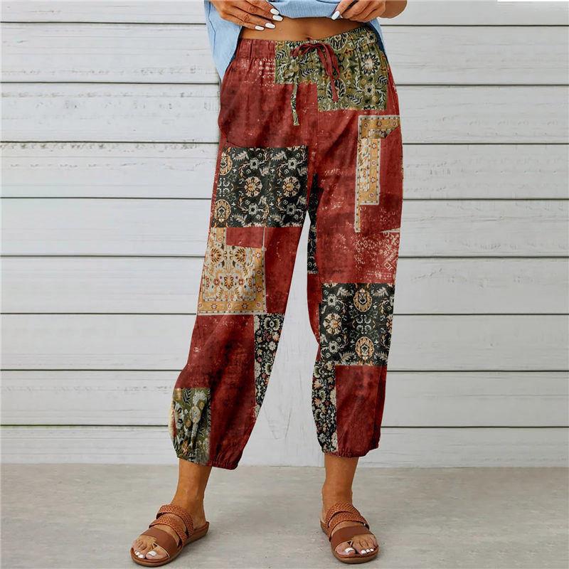 Combinaison pantalon bohème fleurie Amelie Morin pour tous les jours