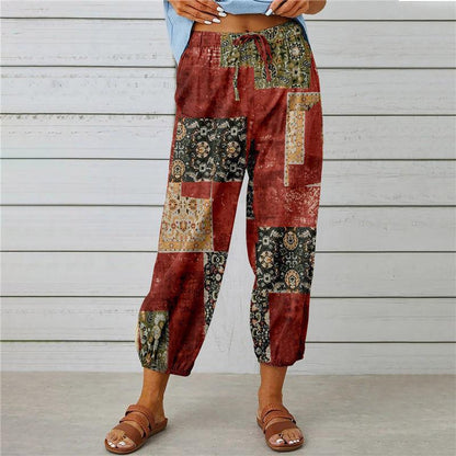 Combinaison pantalon bohème fleurie Amelie Morin pour tous les jours