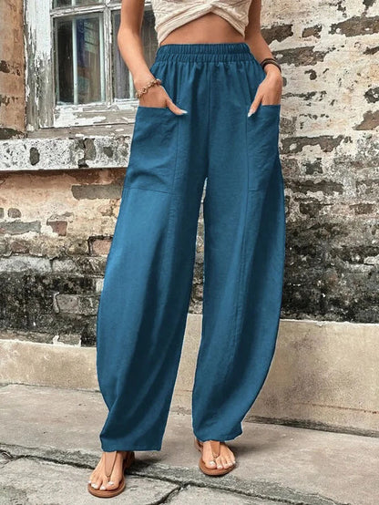 Pantalon harem Amelie Morin coupe décontractée avec poches