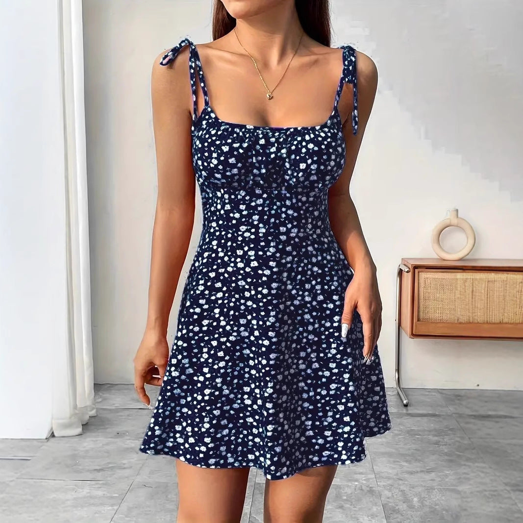 Chic Floral Strap Dress by Elizabeth Ainsley