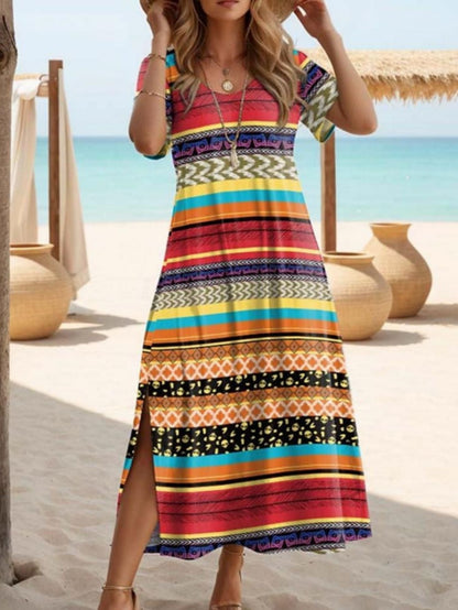Robe maxi fendue élégante signée Amélie Morin