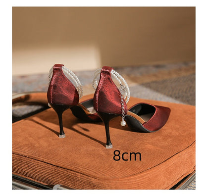 Sandales élégantes à talons aiguilles et boucle Amelie Morin