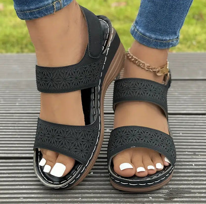Sandales compensées Amélie Morin inspirées de Pinterest