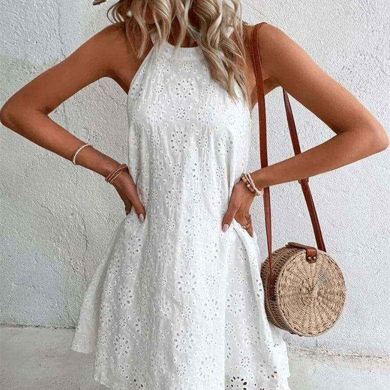 Chic Lace Sleeveless Dress Elizabeth Ainsley