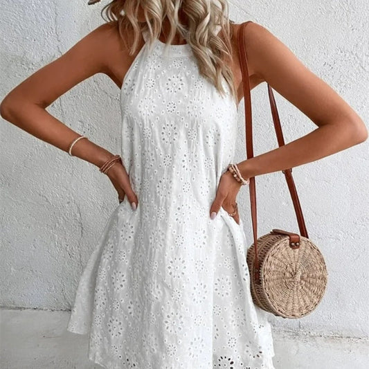 Chic Lace Sleeveless Dress Elizabeth Ainsley