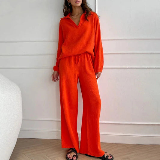 Chic Elizabeth Ainsley Loose Fit Long Sleeve Set