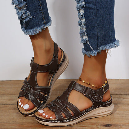 Vintage Comfort Wedge Sandals by Elizabeth Ainsley