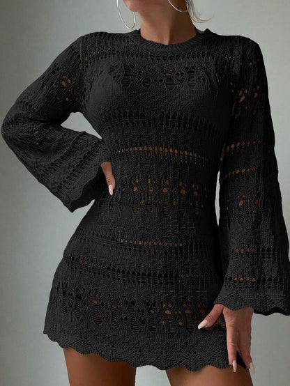 Cache-maillot de plage chic en crochet Amélie Morin