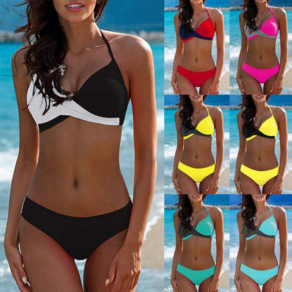 Chic Colorblock Elizabeth Ainsley Bikini Set